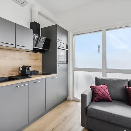 公寓式酒店 Suite4me - Moderne I Kueche I Balkon I Waschmaschine 4*