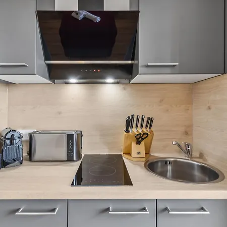 Suite4me - Moderne I Kueche I Balkon I Waschmaschine 迪岑巴赫